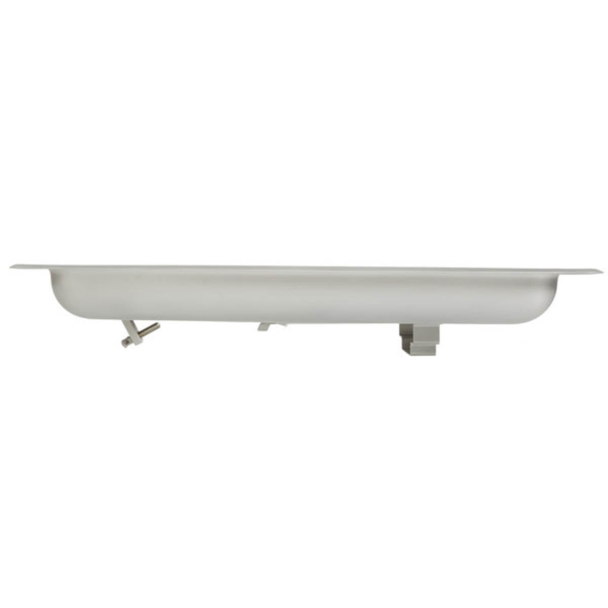 Hobart 22PAN-SSTFS - 27-3/4" x 15-5/8" x 3" Stainless Steel Rectangular Grind Pan, Hub #22, Meat Grinder Part