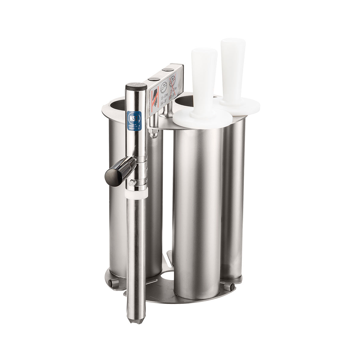 Hobart 400ITB-FEED Tube Feed Assembly for 400IPFD-CYL or 400ISTK-CYL, Stainless Steel Construction, (4) cylinders, (2) Pushers
