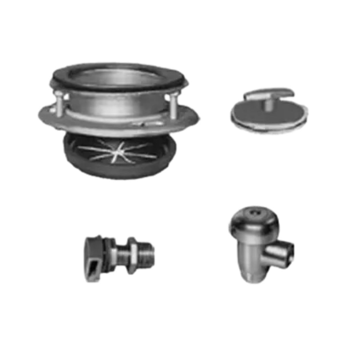 Hobart ACCESS-GROUPE Vacuum Breaker Disposer Kit,Cover Stopper/Sink Adapter for 3-1/2" to 4" Opening