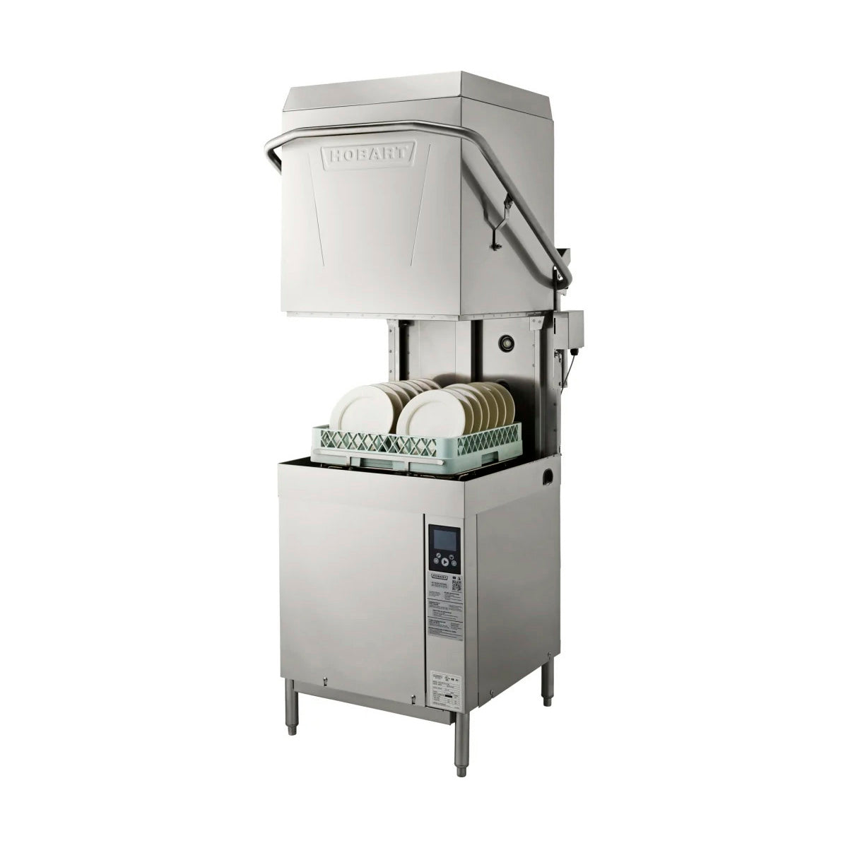 Hobart AM16VL-BAS-4 36.5" Door Type Ventless Dishwasher, 45 RPH - 30.15 Gal/Hr - High Temp w/Booster