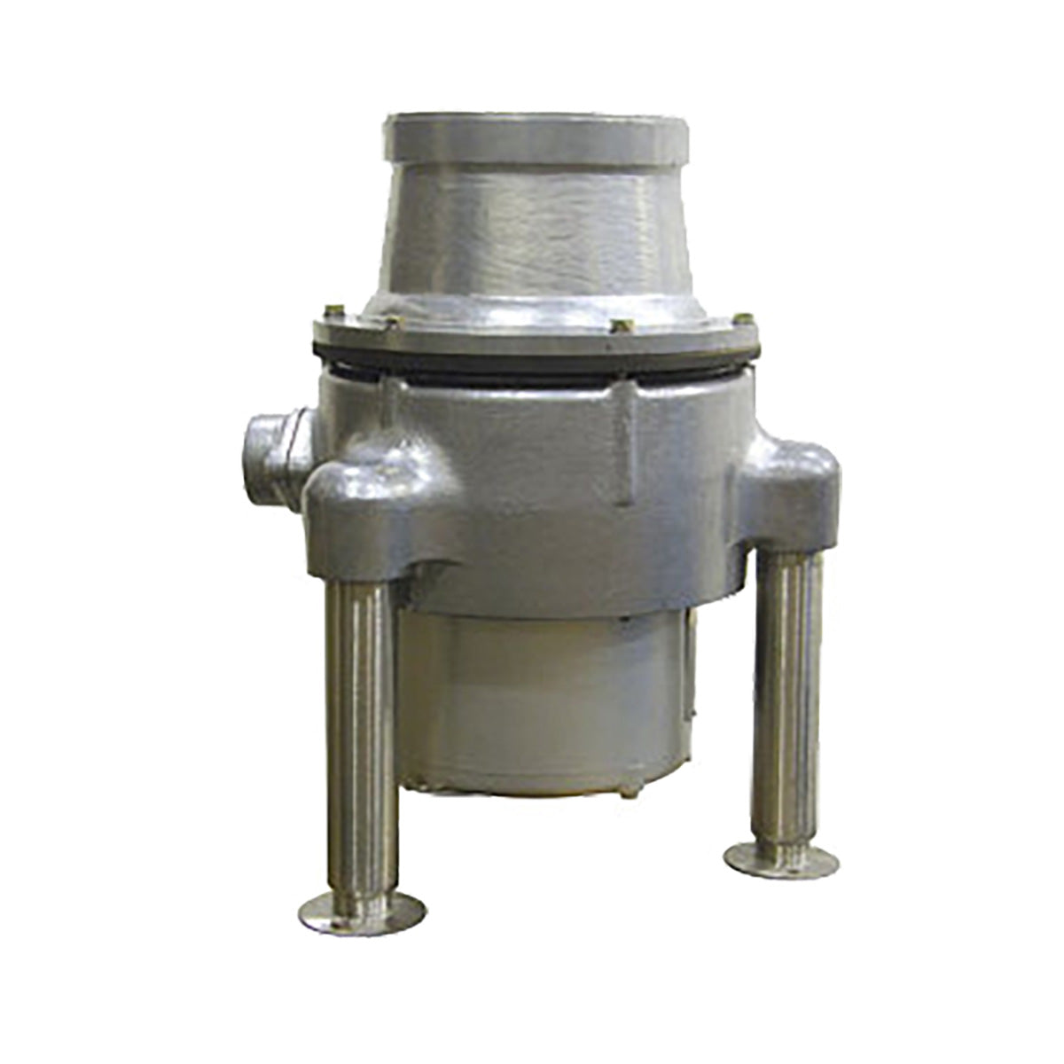 Hobart FD4/500+BUILDUP Basic Unit Only Disposer, Steel Housings w/Adjustable Flange Feet - 5 HP
