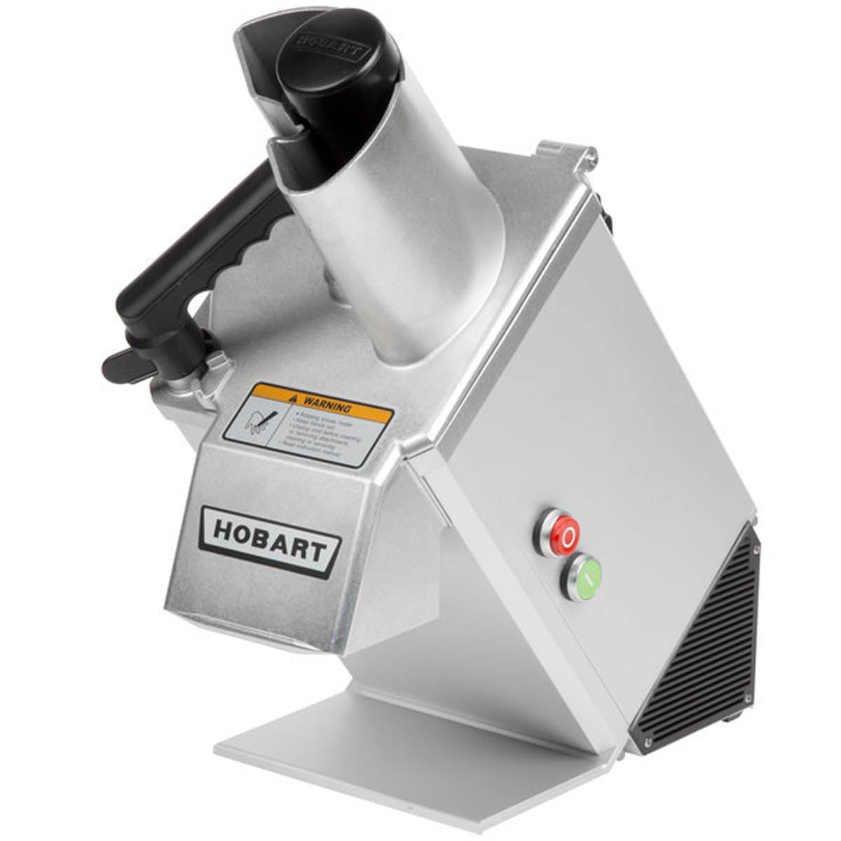 Hobart FP100-1A Benchtop Continuous Feed Food Processor with PLATE-3PACK-SS, 11 lbs per/min, 1/3 hp