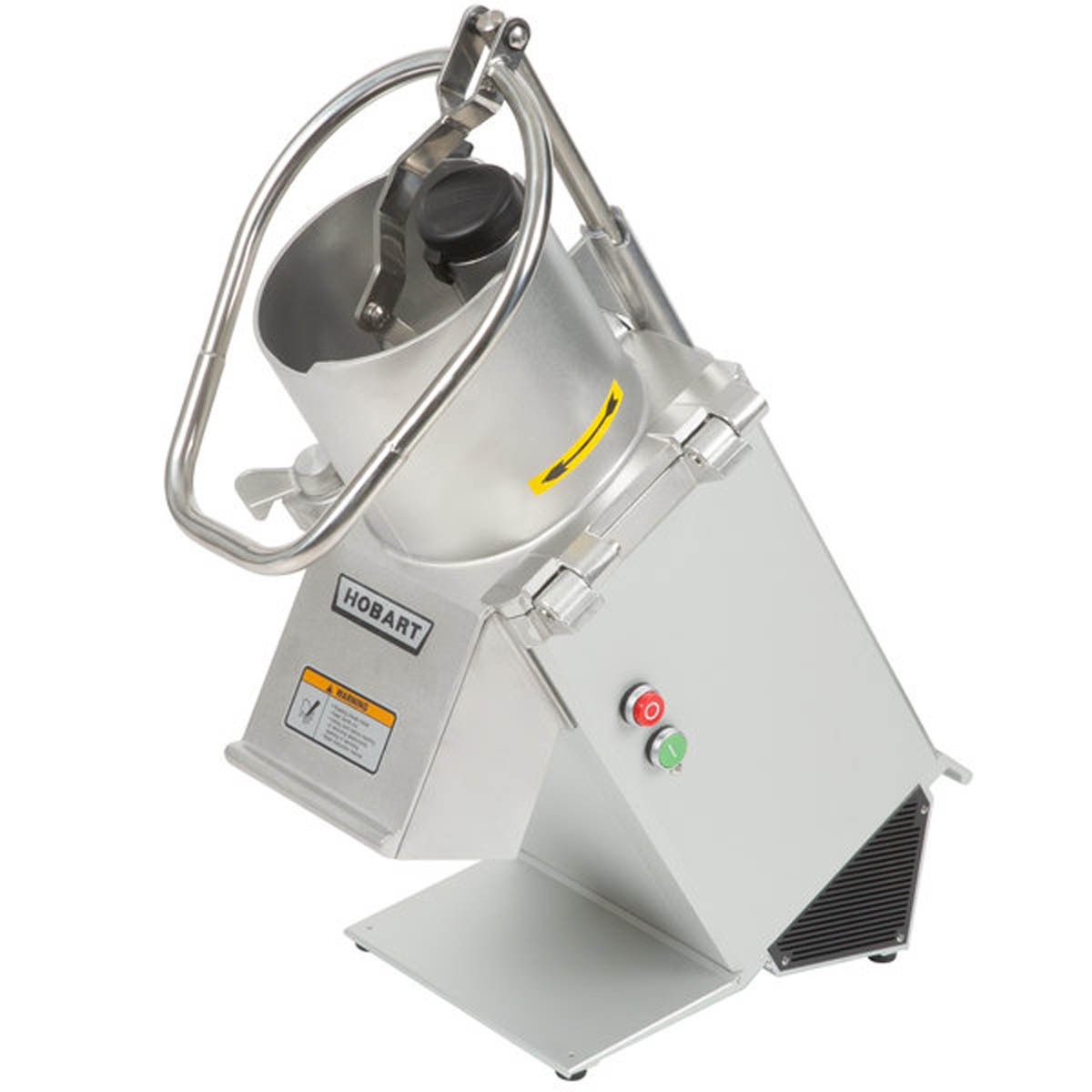 Hobart FP350-1B Benchtop Continuous Feed Food Processor with 3PLATE-6PACK-SSP, 26 lbs per/min, 1 hp