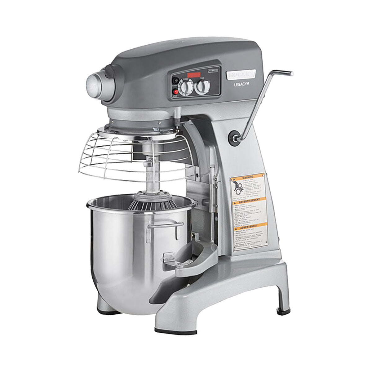 Hobart HL120-2STD Countertop 12 qt Planetary Mixer, #12 HUB, 3- Speed, 1/2 hp