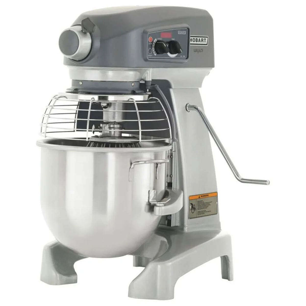Hobart HL200-10STD Floor Model 20 qt Planetary Mixer with Timer, #12 HUB, 3-Speed, 1/2 hp