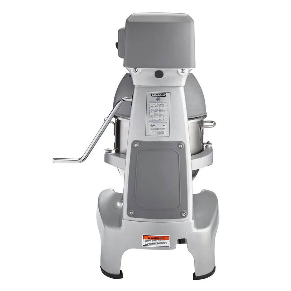 Hobart HL200-10STD Floor Model 20 qt Planetary Mixer with Timer, #12 HUB, 3-Speed, 1/2 hp