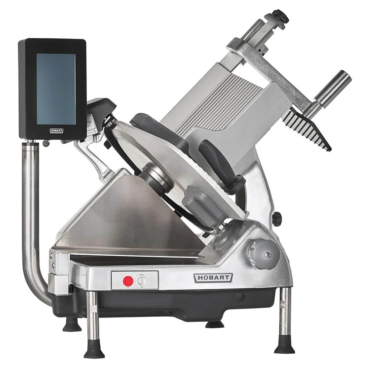 Hobart HS6-1PS 13" CleanCut Removable Knife Manual Slicer with 10 lb. Portion Scale - 1/2 HP
