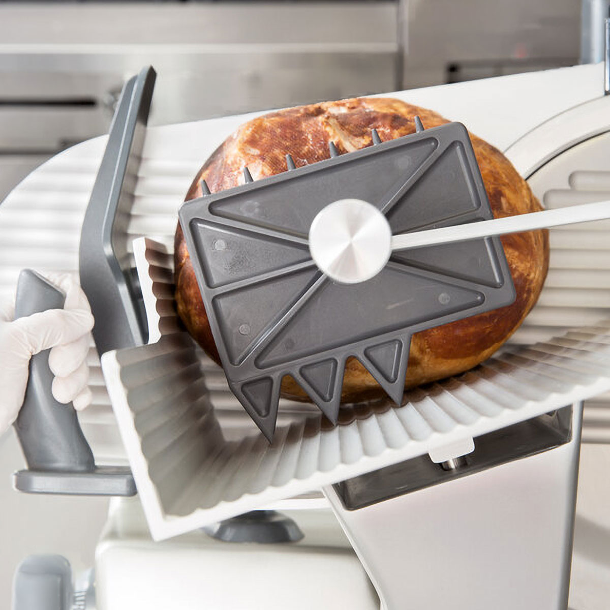 Hobart HS9-1 - 13" CleanCut Automatic Meat Slicer, 1/2 HP 120V, Anodized Aluminum, Belt Drive
