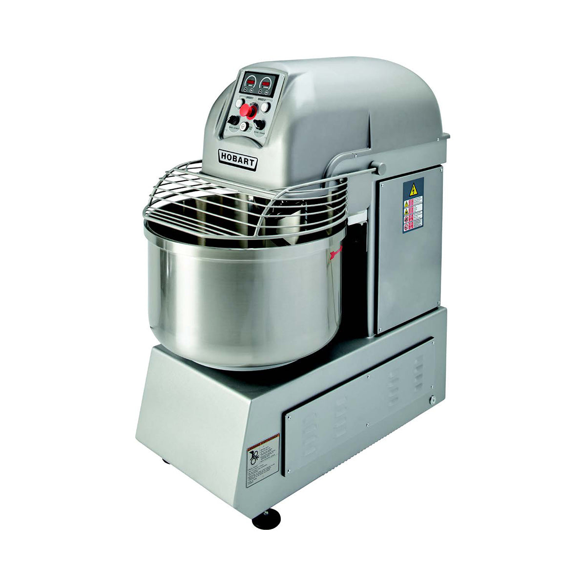Hobart HSL130-1 Spiral Mixer, 2-Speed, 130 lbs Capacity, 6 hp Spiral Motor and 3/4 hp Bowl Motor