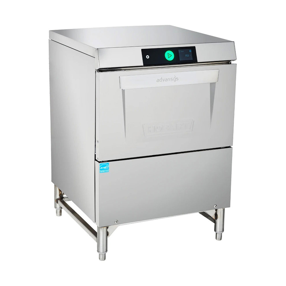 Hobart LXGNPR-2 Undercounter Dishwasher/Glasswasher,38 or 29 Racks/Hr-Low Temp-120V