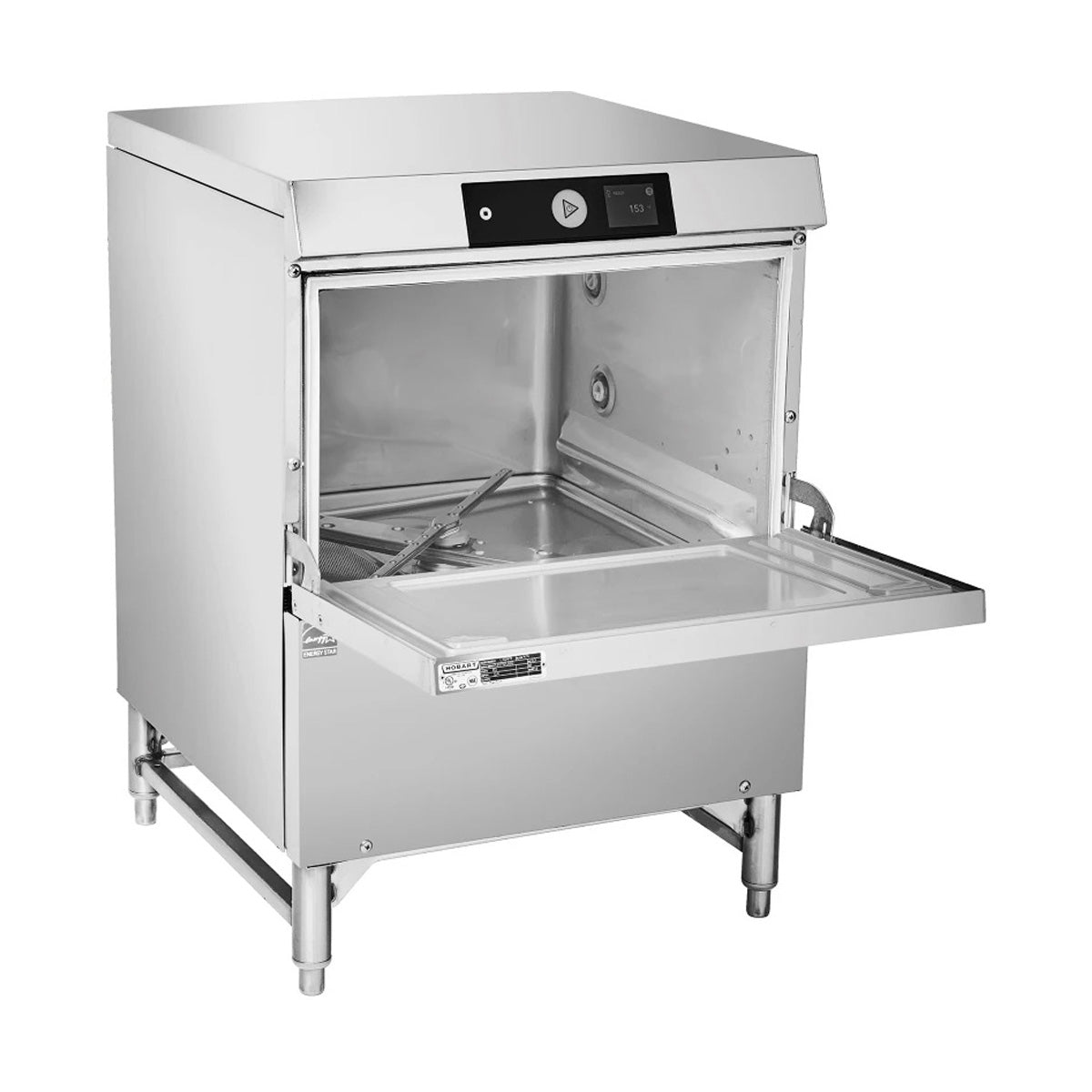 Hobart LXGNPR-2 Undercounter Dishwasher/Glasswasher,38 or 29 Racks/Hr-Low Temp-120V