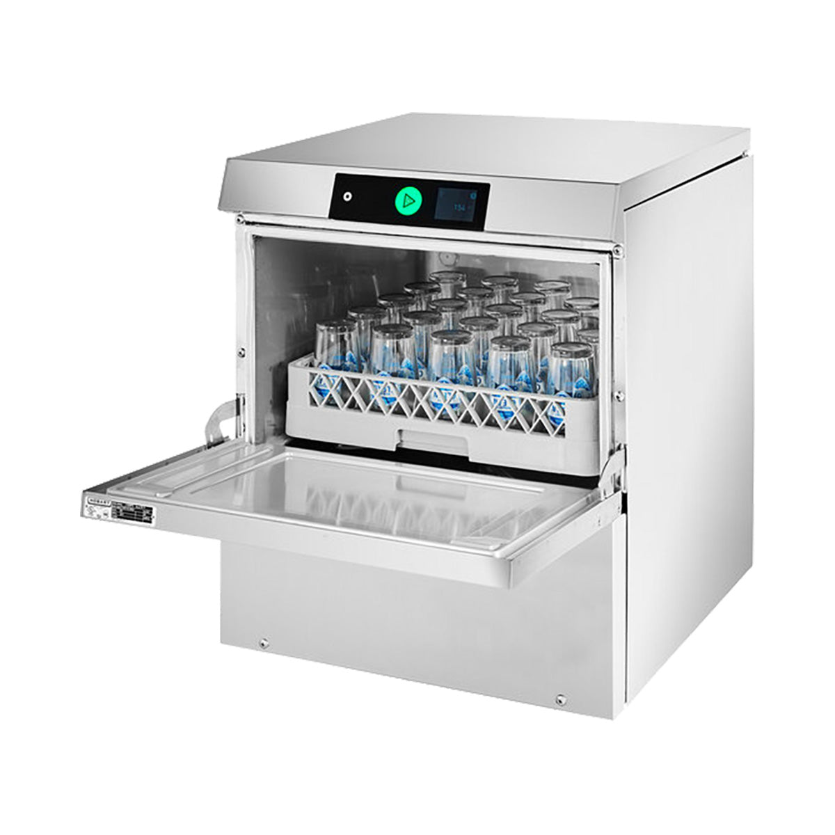 Hobart LXGNR-4 Undercounter Dishwasher/Glasswasher,30 or 24 Rack/Hr-High Temp w/Booster-120/208-240