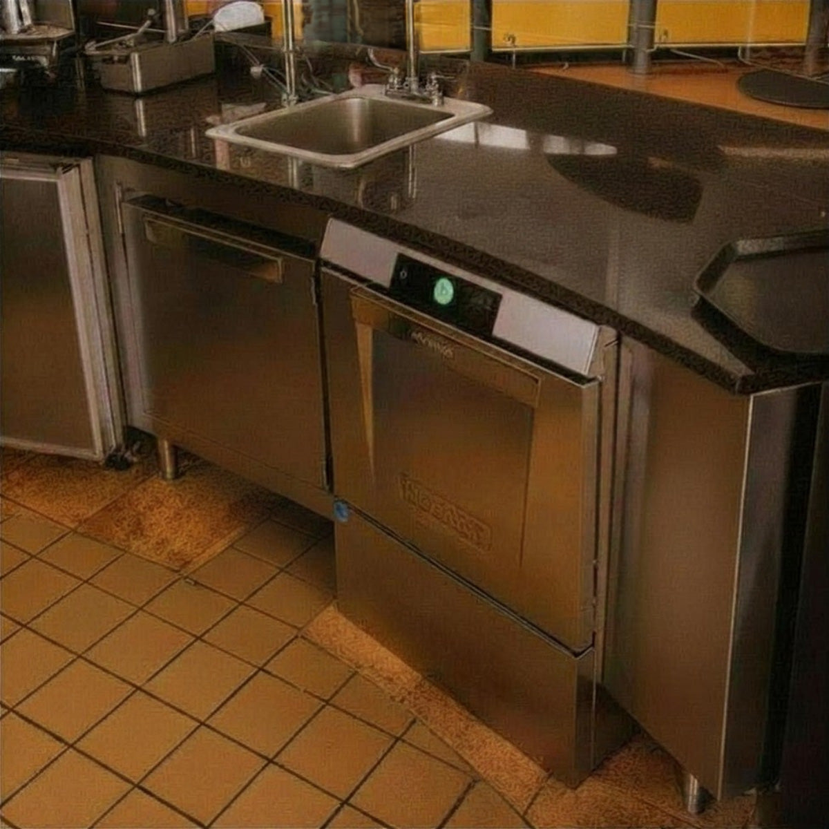 Hobart LXNR-6 Undercounter Dishwasher-30,24,13 Racks/Hr-High Temp with Booster