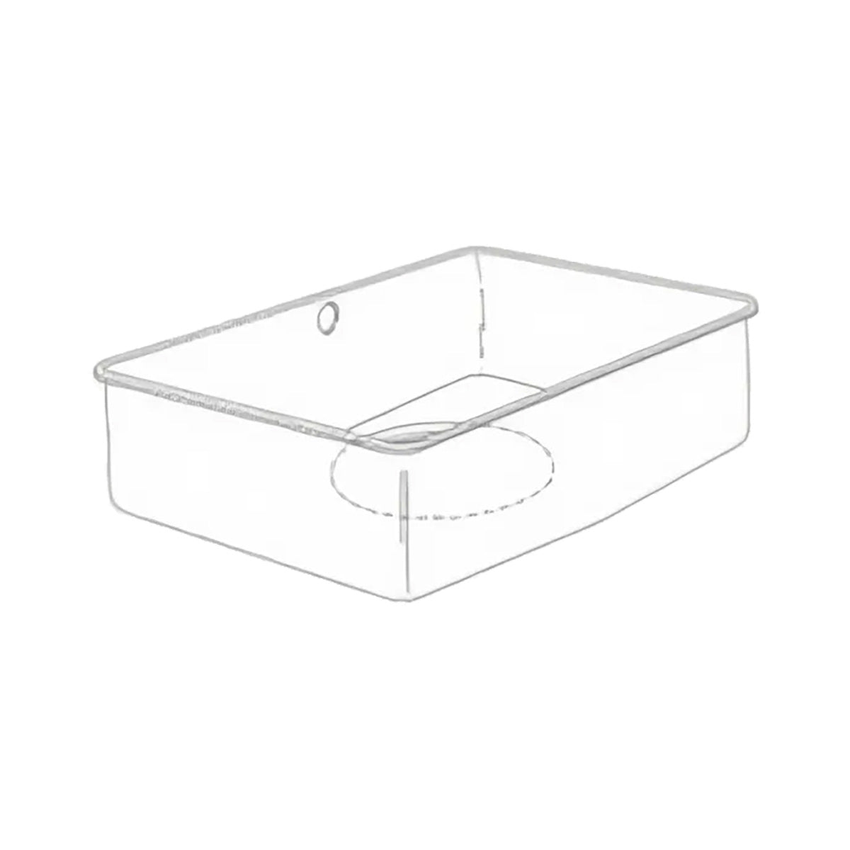 Hobart SINK-WSWIRL Sink - 30" Wide, Heavy-Duty S.Steel, Seamless Bowl for Restaurant Disposal