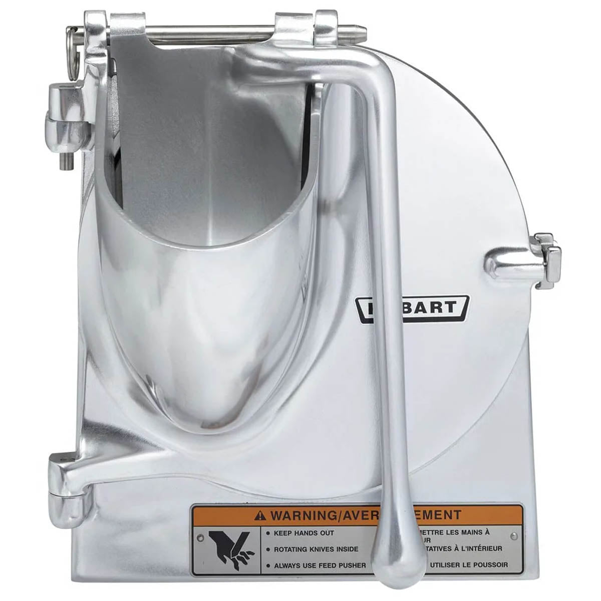 Hobart VS9-13 9" Vegetable Slicer Attachment for #12 Hub, Back Case & Hopper Front Only