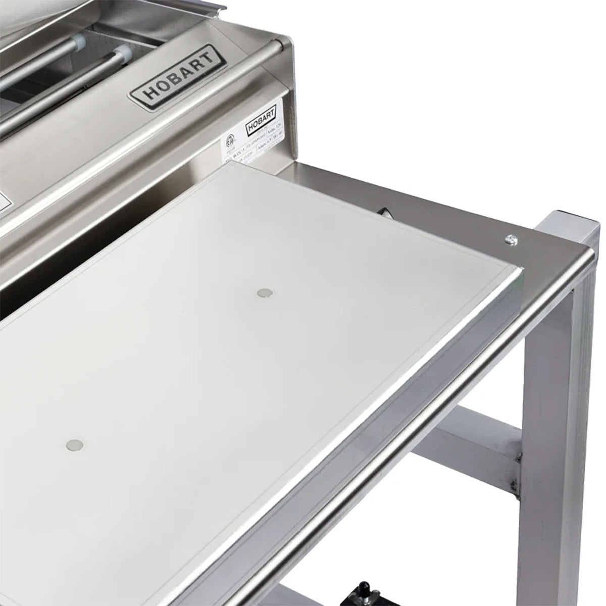 Hobart W32C-5 Wrap Station, 22.5"W x 26"D, 3-Roll Film Capacity, 8-18" Wide, Teflon Coated Hotplate, 120V