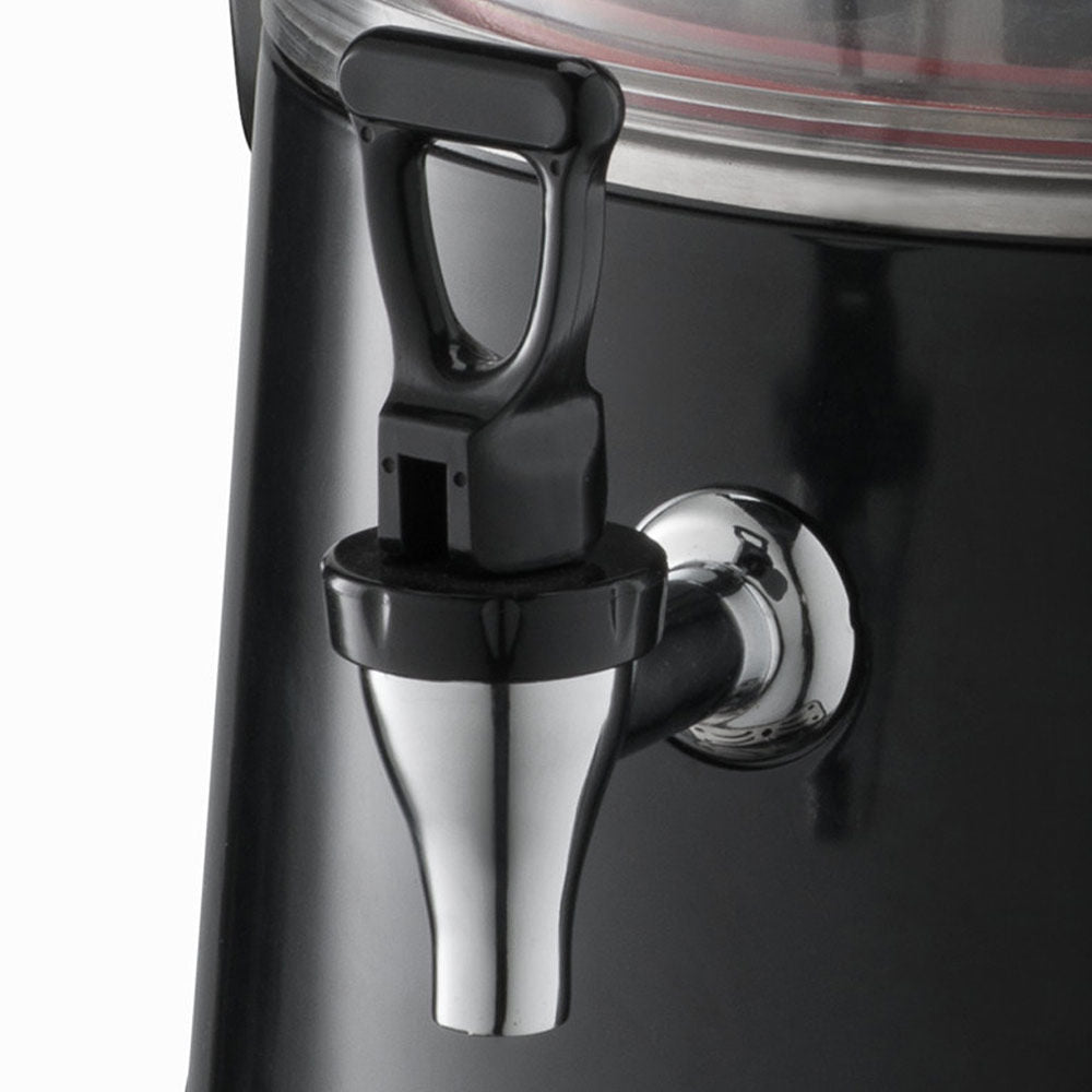 Coldline CHOCO5 hot chocolate dispenser, faucet, close-up