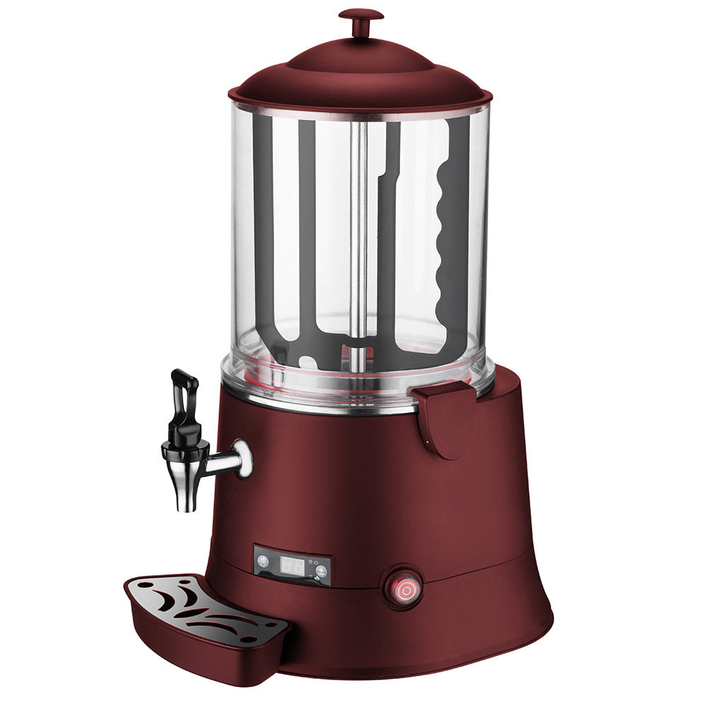 Coldline CHOCO10R hot chocolate dispenser, angled front view