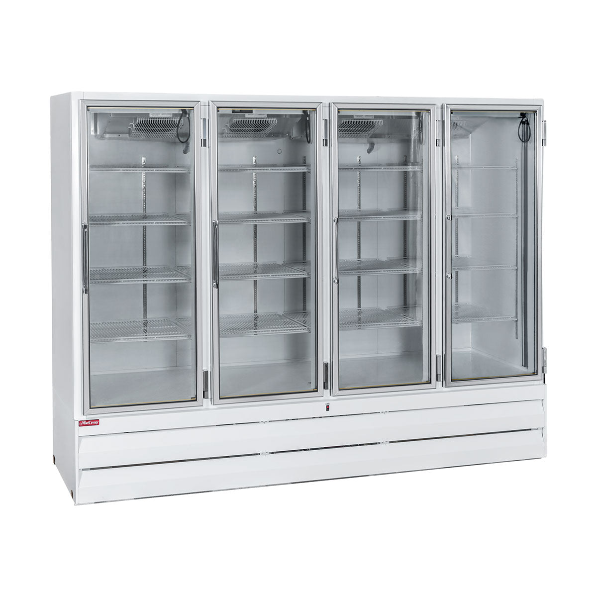 Howard-McCray GF102BM-FF 103" 4 Glass Door Freezer Merchandiser in White, 102 cu. ft.