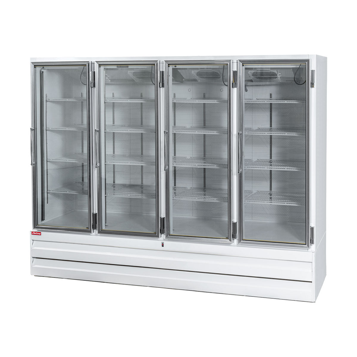 Howard-McCray GF102BM-FF 103" 4 Glass Door Freezer Merchandiser in White, 102 cu. ft.