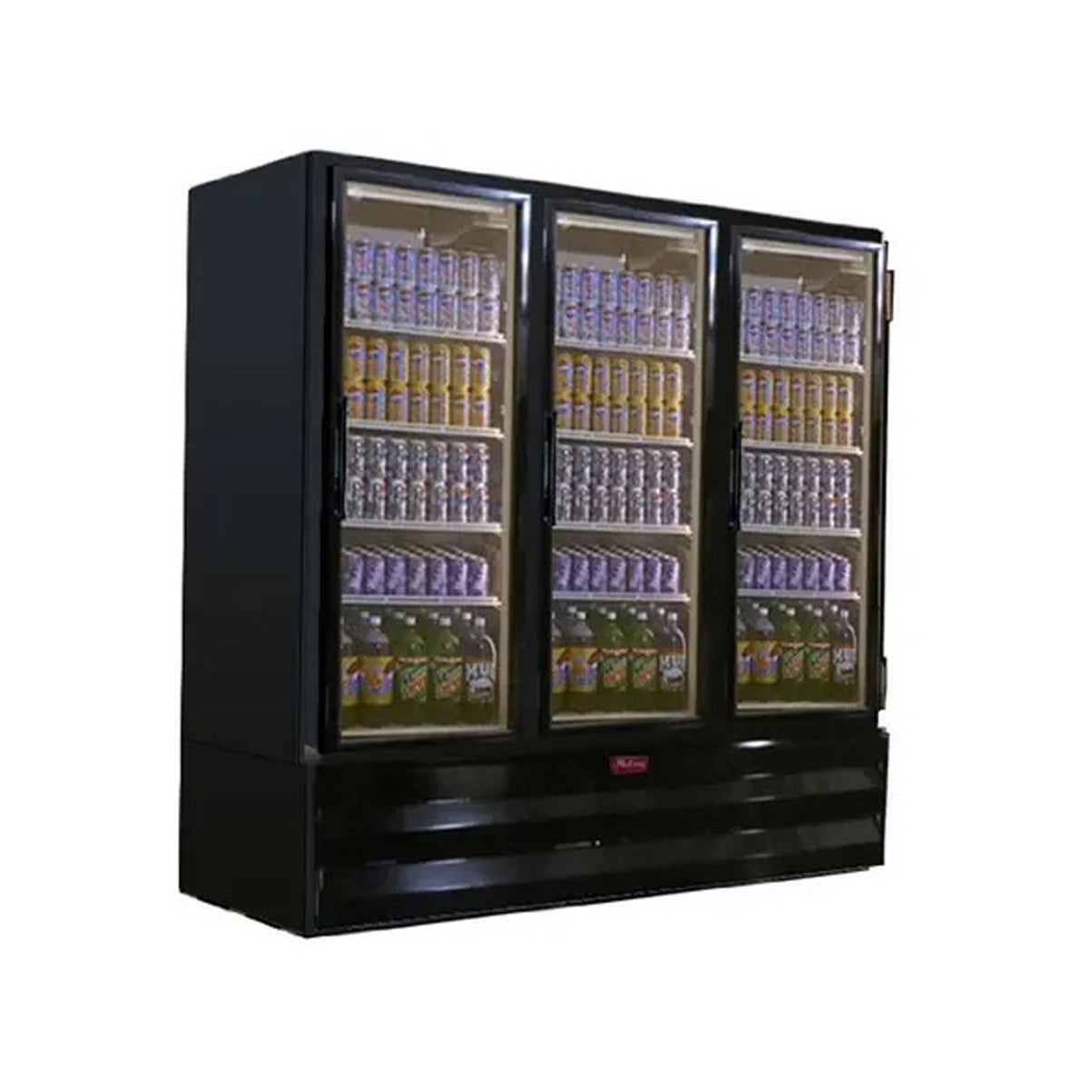 Howard-McCray GR65BM 78" Three Glass Door Merchandiser Refrigerator in White, 65 cu. ft.