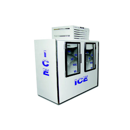 Howard-McCray ICB-2-GL-L 96" Indoor Ice Merchandiser w/ Glass Door, Auto Defrost, 85 cu. ft.