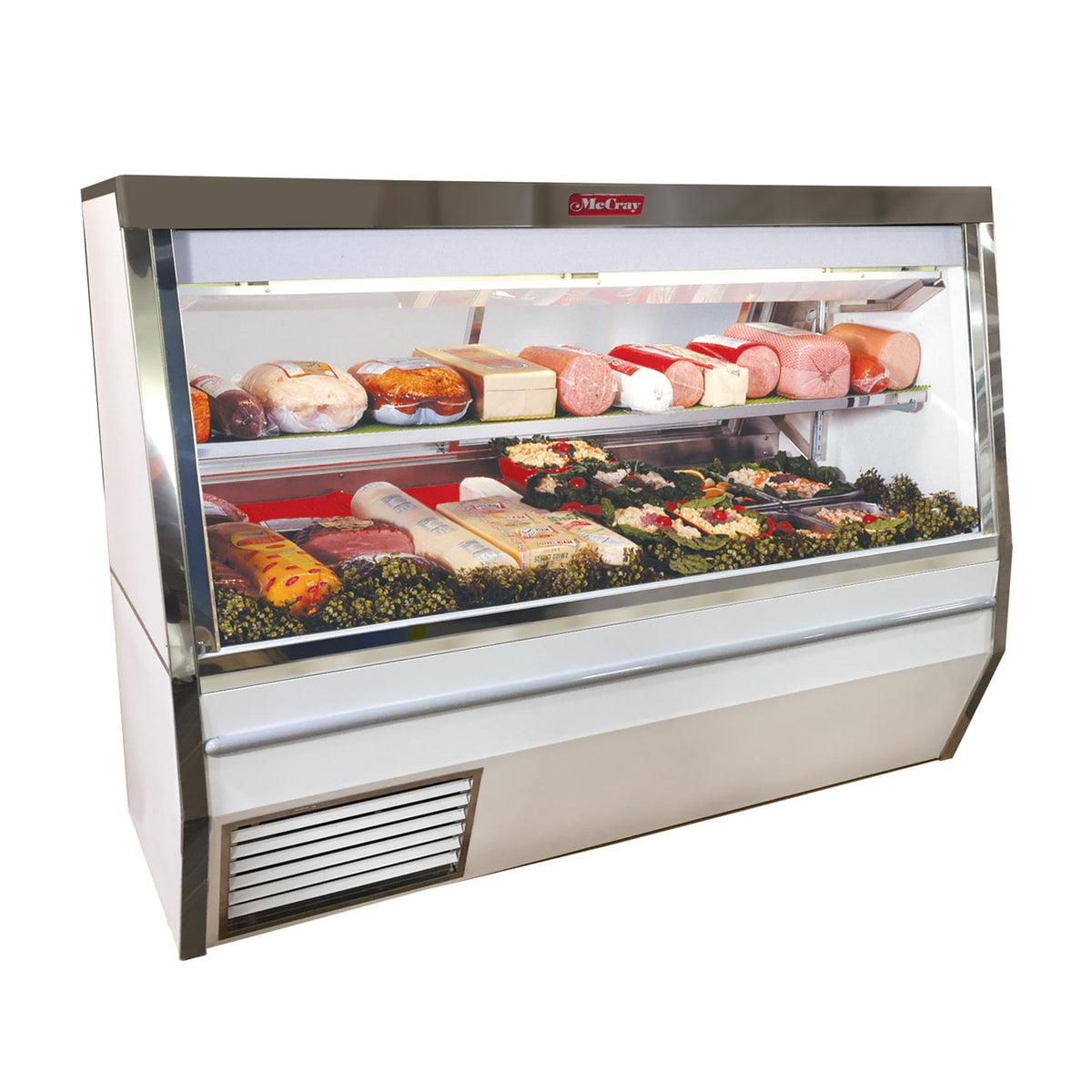 Howard-McCray R-CDS34N-8-S-LED 96" Flat Refrigerated Deli Display Case