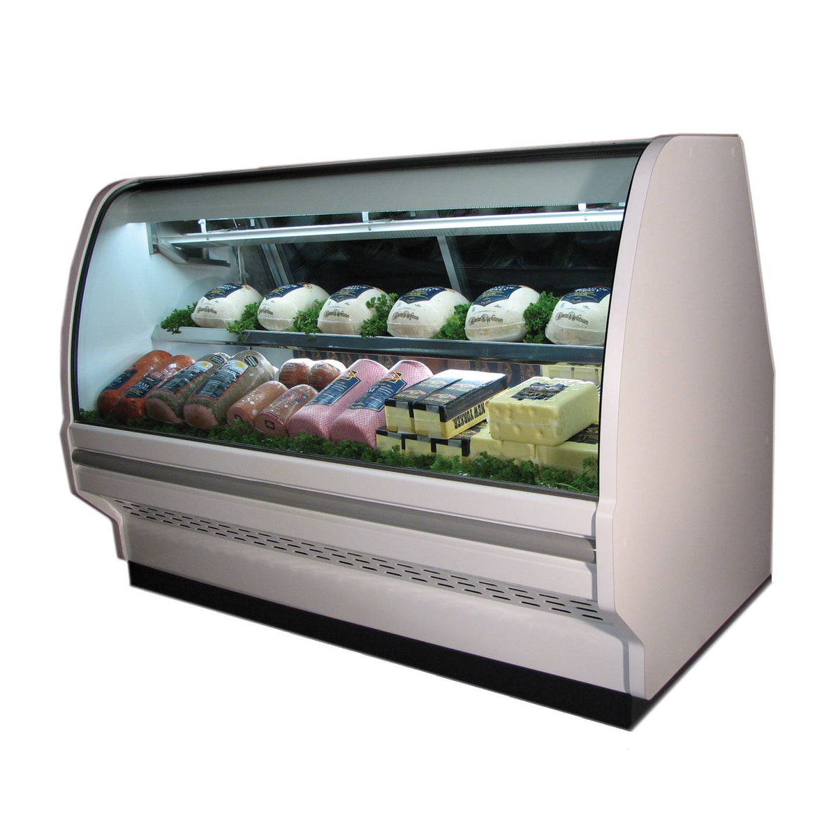 Howard-McCray R-CDS40E-8C-S-LED 100" Curved Refrigerated Deli Display Case