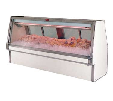 Howard-McCray R-CFS34E-6-LED 77" Flat Refrigerated Seafood Display Case, Remote, White