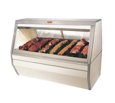 Howard-McCray R-CMS35-6-LED 71" Double Duty Flat Refrigerated Meat Display Case, Remote