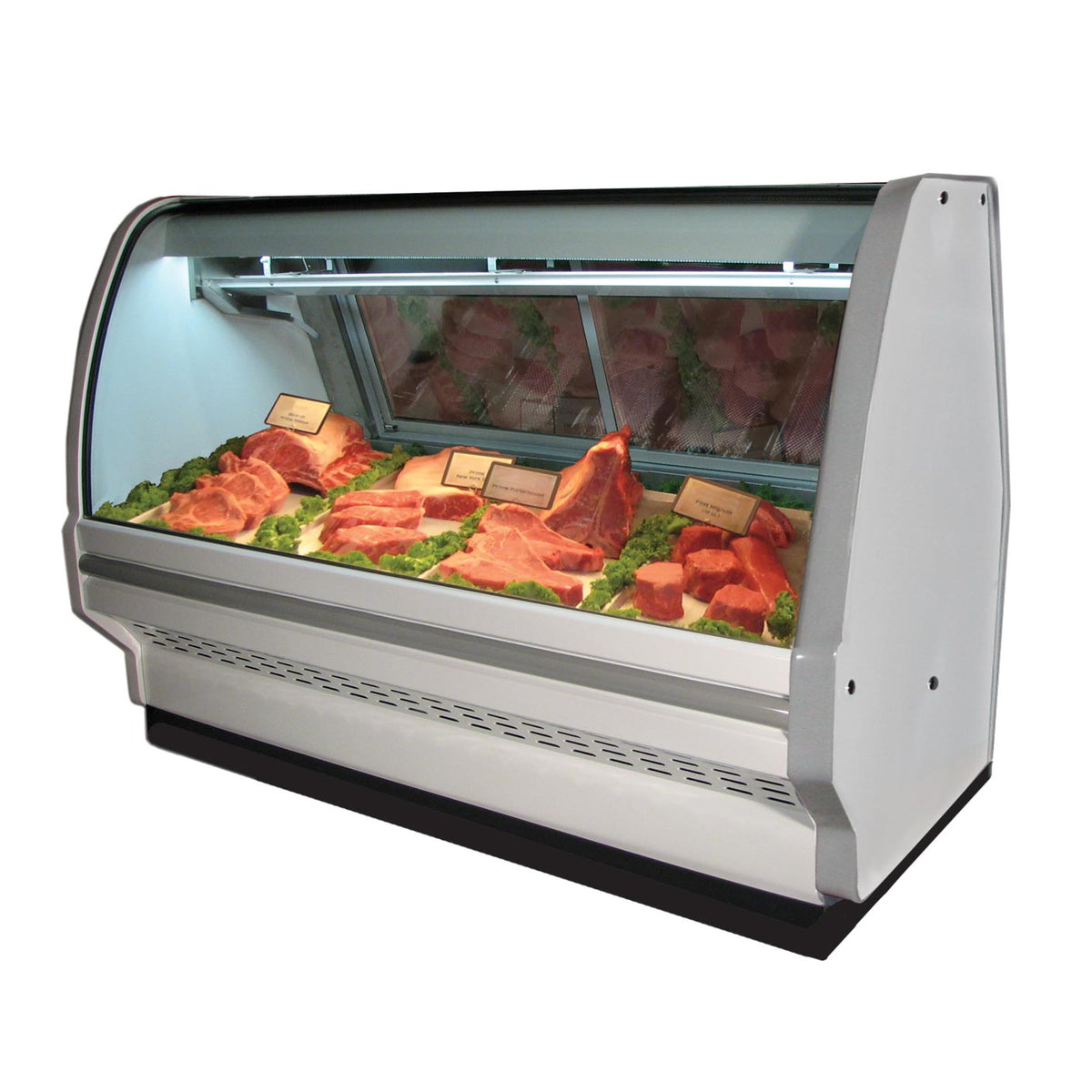 Howard-McCray R-CMS40E-6C-LED 76" Single Duty Curved Refrigerated Meat Display Case, Remote