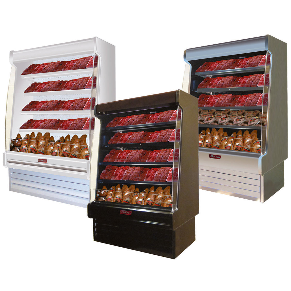 Howard-McCray R-OP35E-10L-LED 123" Remote Refrigerated Produce Display Case, White