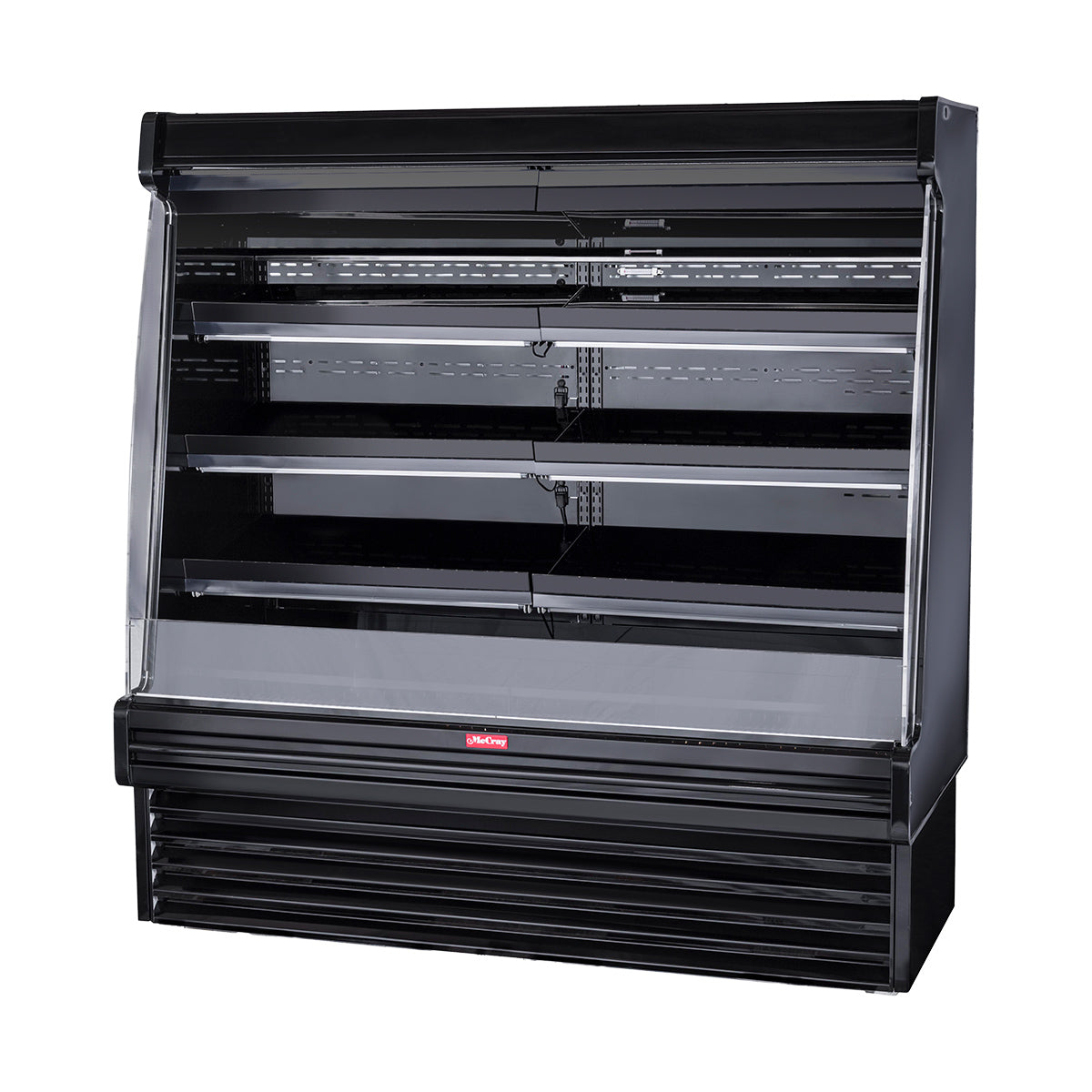 Howard-McCray R-OP35E-12S-B-LED 147" Remote Refrigerated Produce Display Case, Black