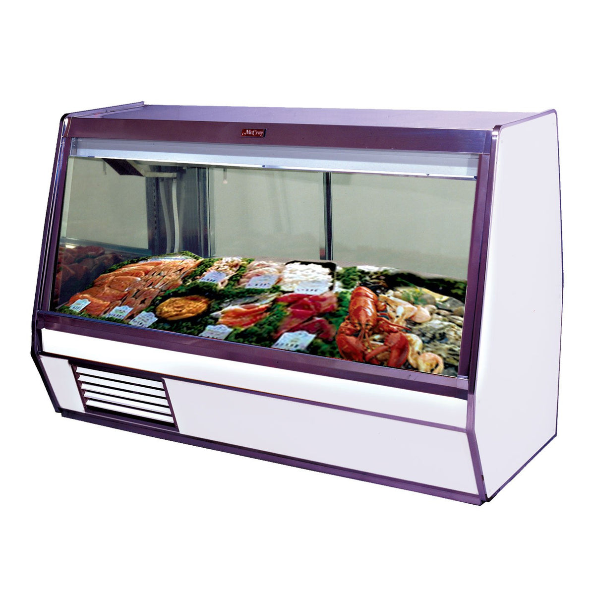 Howard-McCray SC-CFS32E-4-LED 50" Flat Refrigerated Seafood Display Case, White