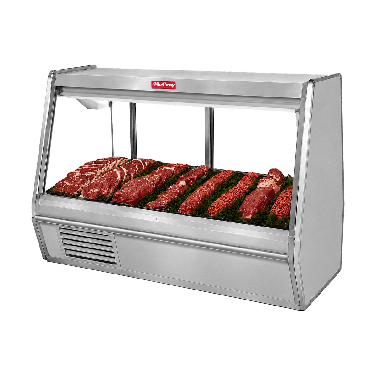 Howard-McCray SC-CMS32E-4-S-LED 50" Single Duty Flat Refrigerated Meat Display Case