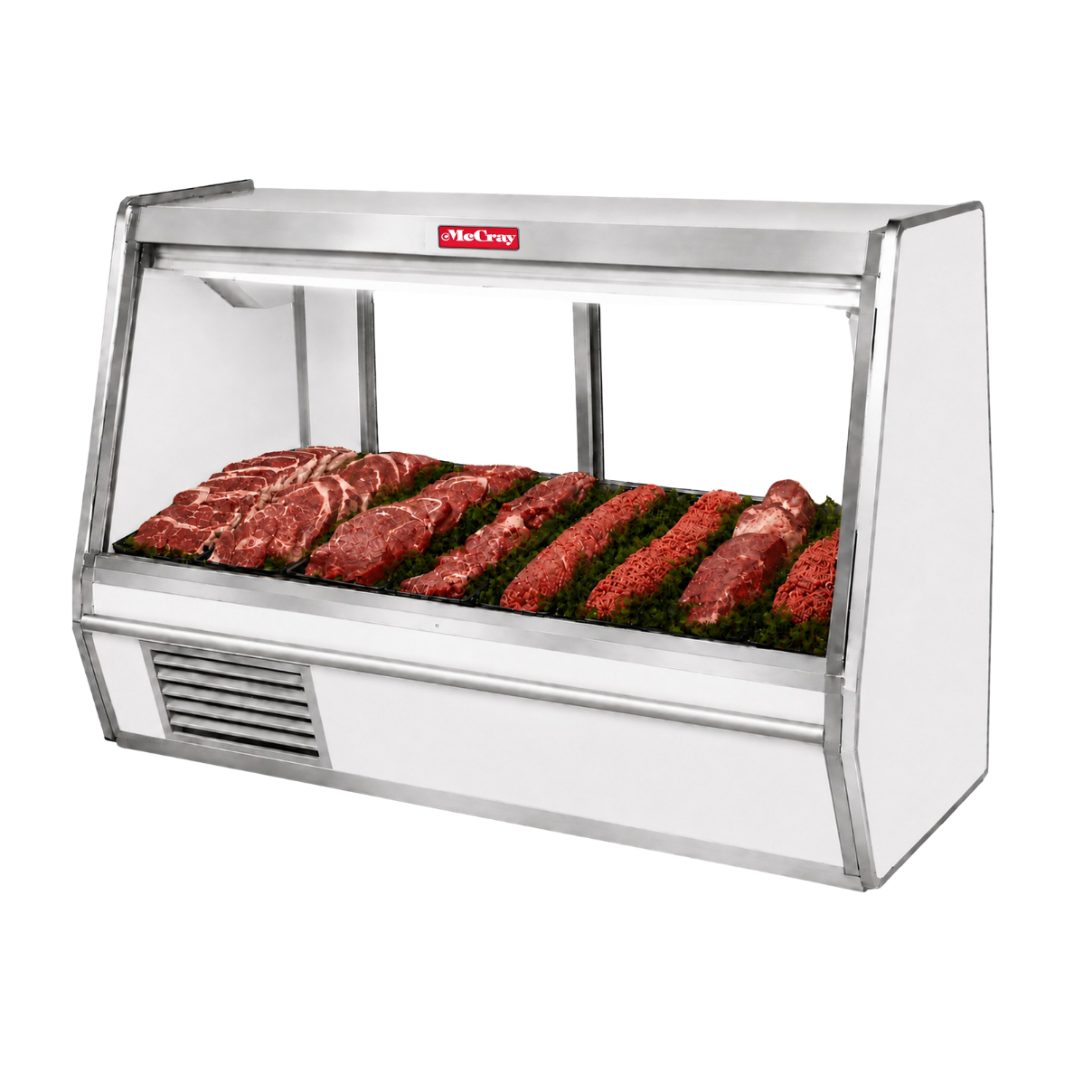 Howard-McCray SC-CMS32E-6-LED 74" Single Duty Flat Refrigerated Meat Display Case