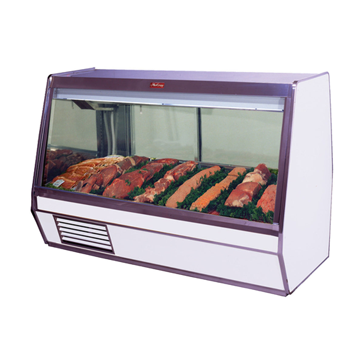 Howard-McCray SC-CMS32E-8-LED 98" Single Duty Flat Refrigerated Meat Display Case