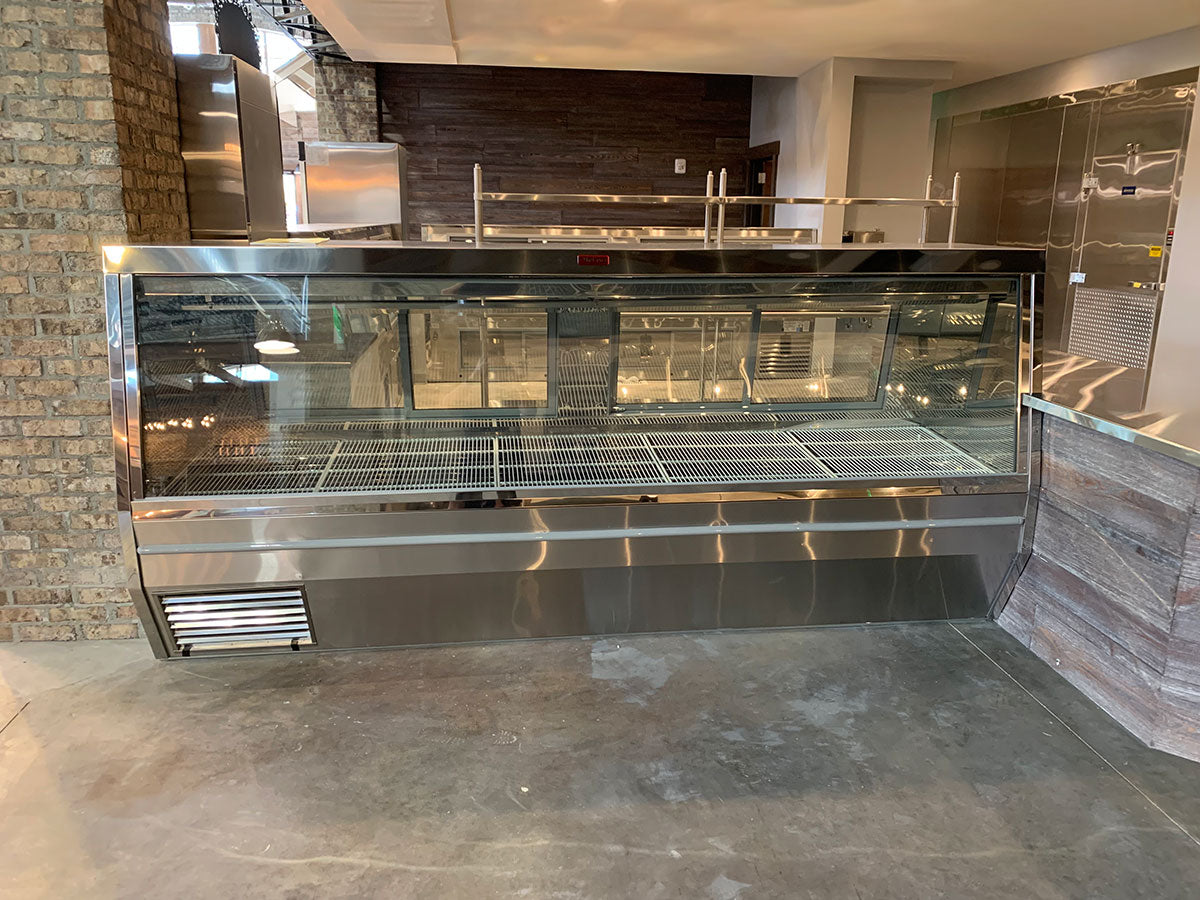 Howard-McCray SC-CMS34N-10-S-LED 120" Double Duty Flat Refrigerated Meat Display Case