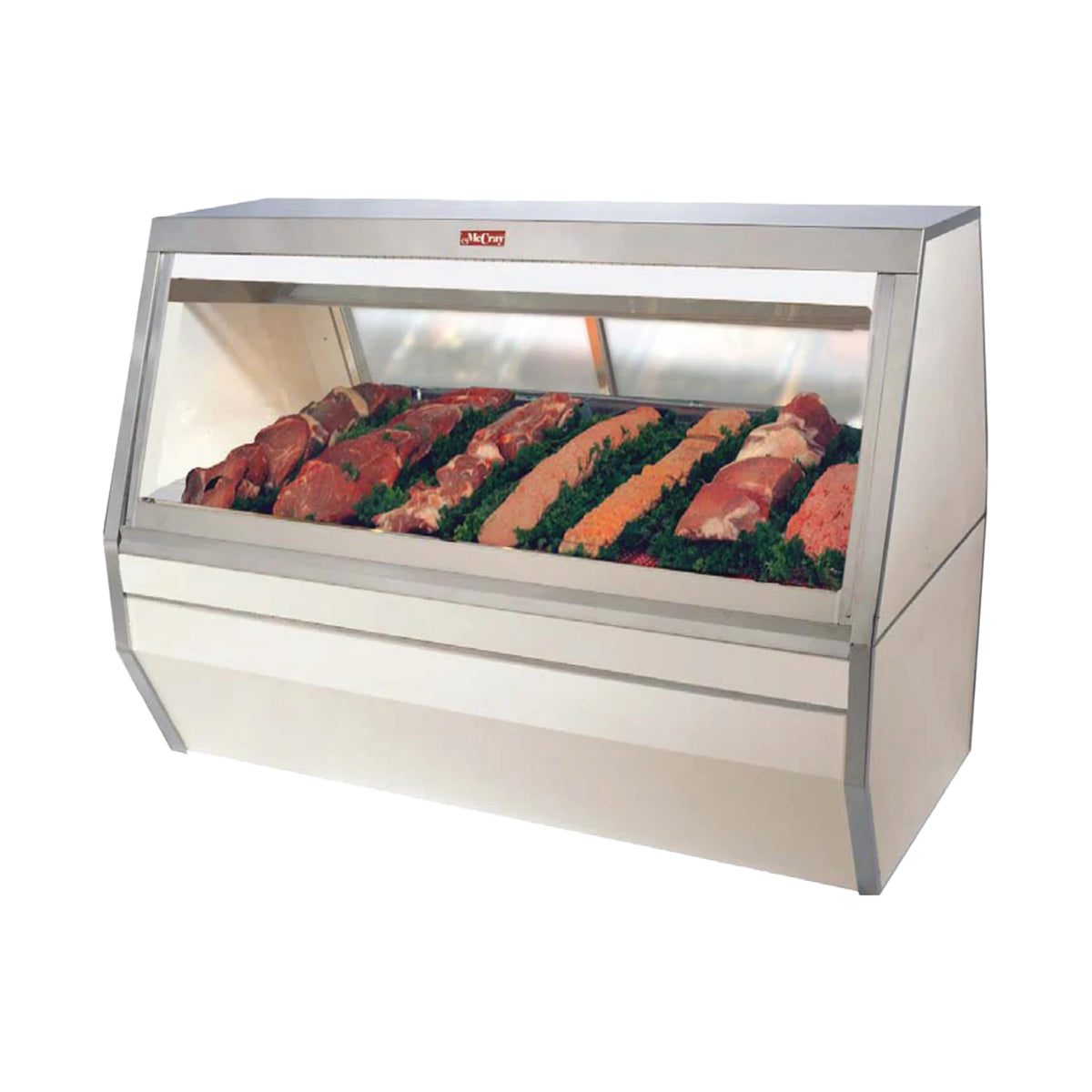 Howard-McCray SC-CMS35-10-LED 119" Double Duty Flat Refrigerated Meat Display Case