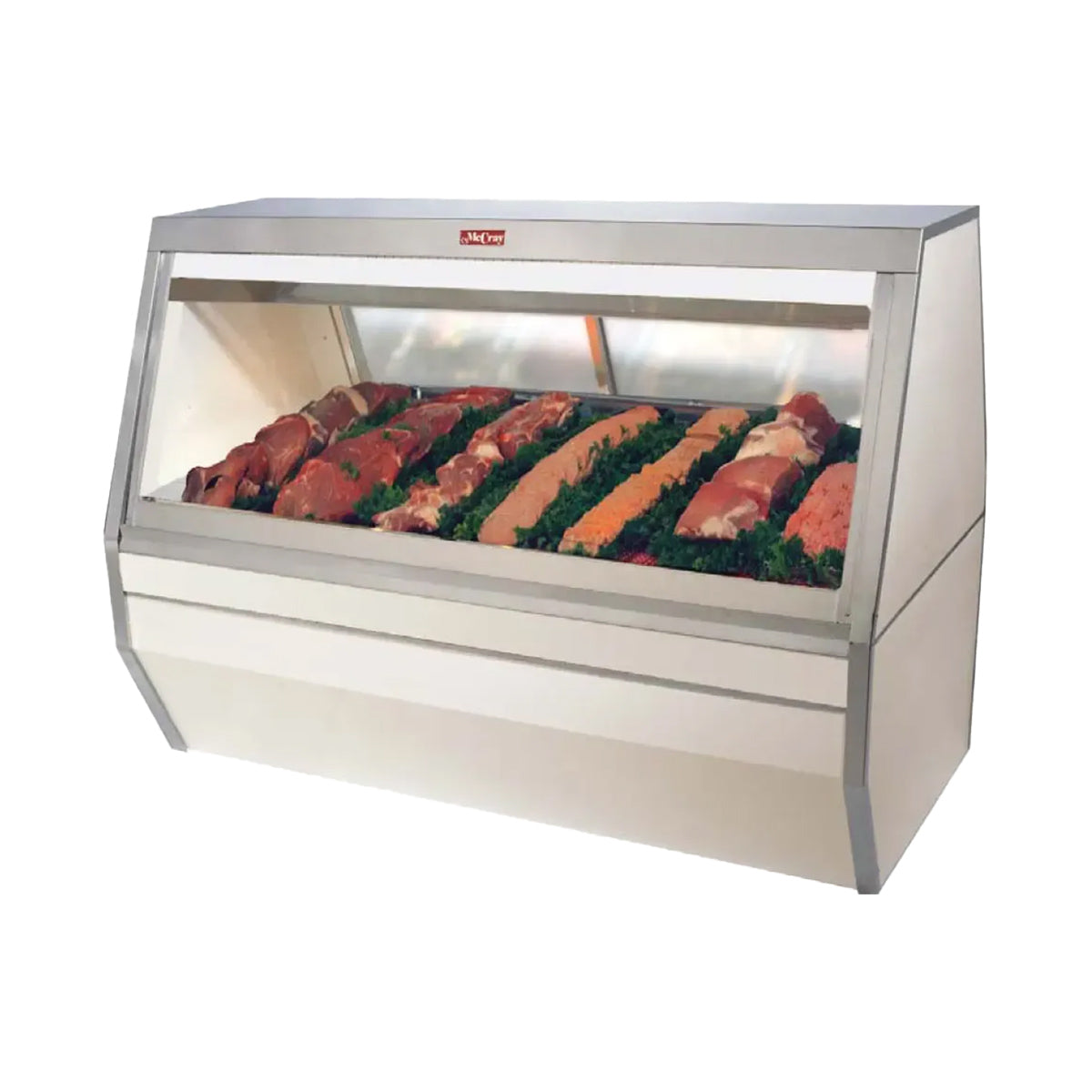 Howard-McCray SC-CMS35-6-LED 71" Double Duty Flat Refrigerated Meat Display Case