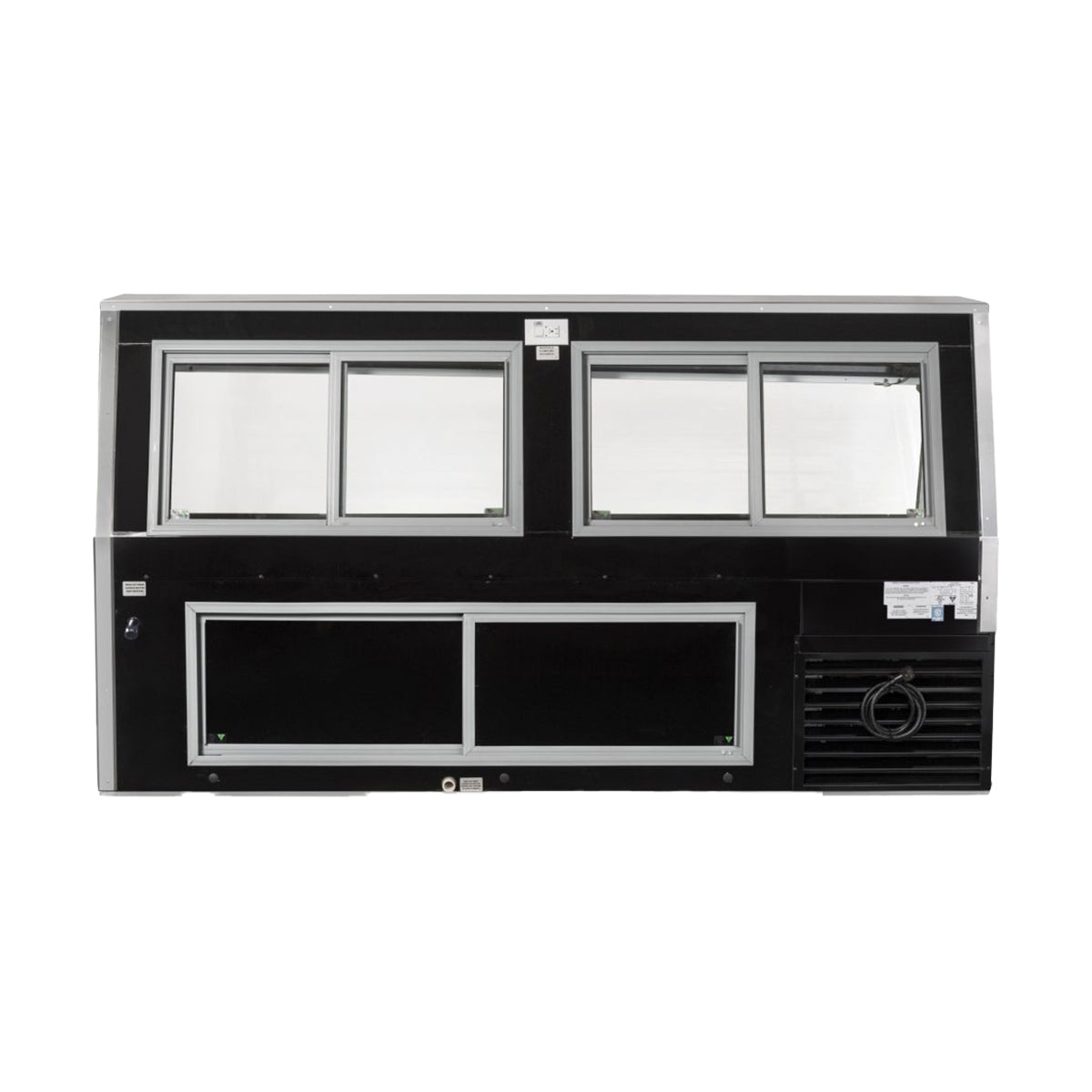 Howard-McCray SC-CMS35-6-S-LED 71" Double Duty Flat Refrigerated Meat Display Case