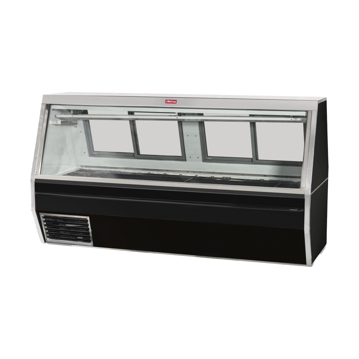 Howard-McCray SC-CMS35-6-S-LED 71" Double Duty Flat Refrigerated Meat Display Case