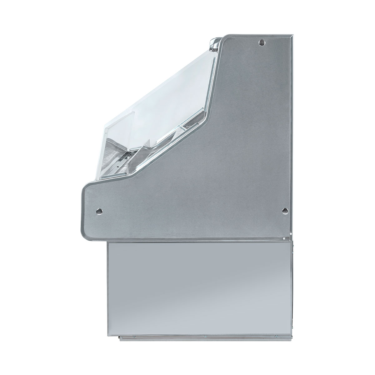 Howard-McCray SC-OS30E-5-S-LED 63" Horizontal Impluse Open Merchandiser, Stainless Steel, Self-Contained