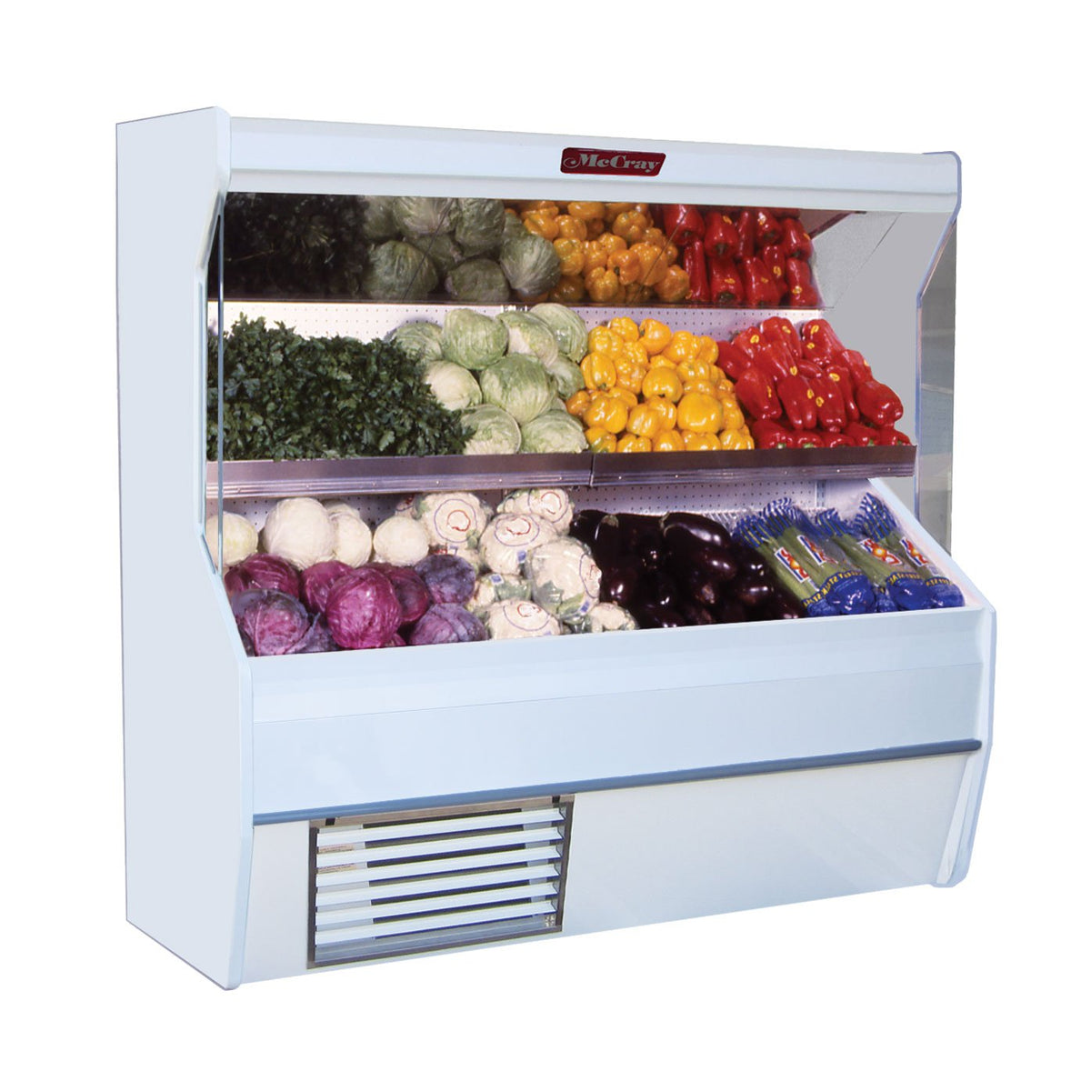 Howard-McCray SC-P32E-4S-LED 50" Refrigerated Produce Display Case, White