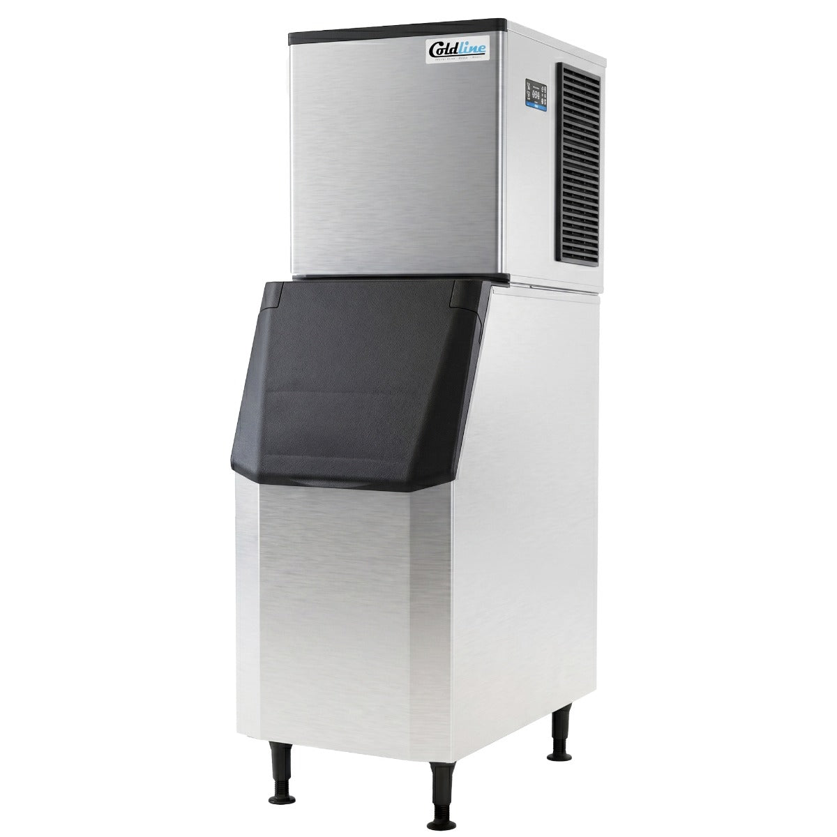 Coldline ICE400M-HA-B305-22 420 lb. Modular Half Cube Ice Machine with 305 lb. Bin, Air Cooled