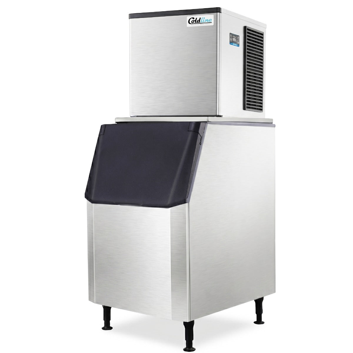 Coldline ICE400M-HA-B445-30 420 lb. Modular Half Cube Ice Machine with 445 lb. Bin, Air Cooled