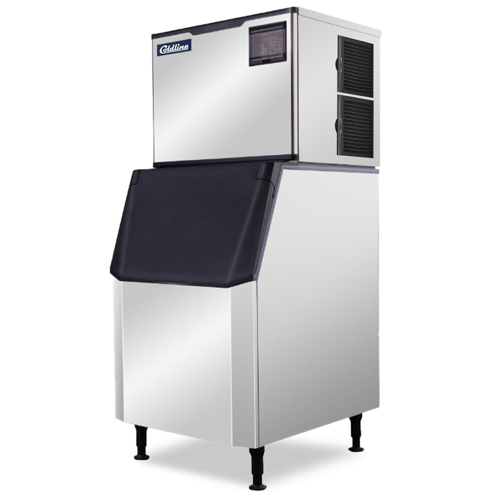 Coldline ICE550M-HA-B445-30 550 lb. Modular Half Cube Ice Machine with 445 lb. Bin, Air Cooled