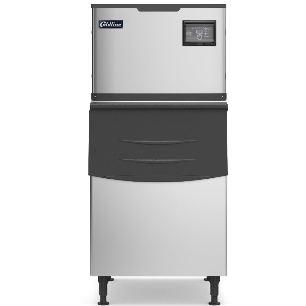 Coldline ICE550M-FA-B375-30 550 lb. Modular Full Cube Ice Machine with 375 lb. Bin, Air Cooled
