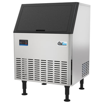 Coldline ICE280Y 280 lb. Commercial Half Cube Ice Machine with 80 lb. Bin, Air Cooled