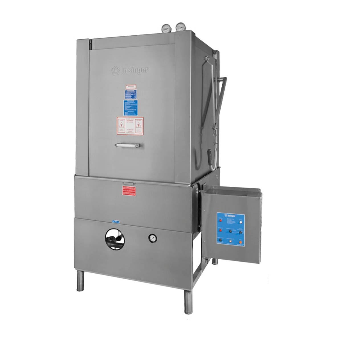 Insinger CA-3 Straight-Thru Load, Single Rack Pot/Pan & Utensil Washer, Low Temp - 25 RPH / 5hp